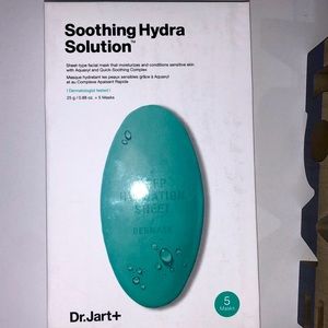 Dr.Jart soothing hydra solution masks 5 in box